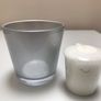 Yankee Candle Silver Frosted Votive Holder Image 2