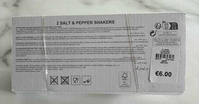 Brand-new Salt & Pepper Shaker Set