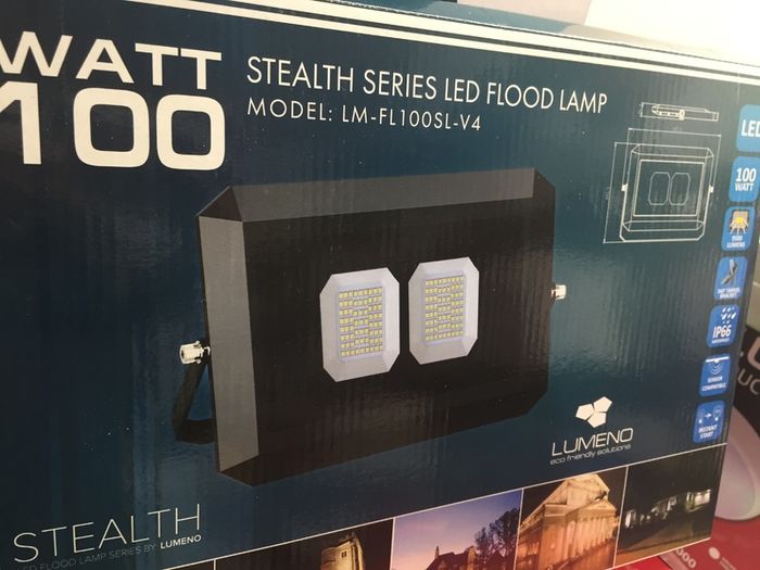 100W LED Flood Light Stealth