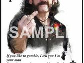 Lemmy Kilmister Ace Of Spades Poster 