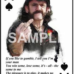 Lemmy Kilmister Ace Of Spades Poster "NEW"