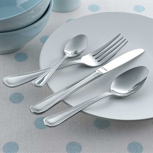 24 piece 6 person Cutlery Set RRP 45Eur high end restaurant quality AMEFA Florida Bead