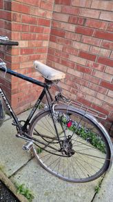 Classic vintage old peugeot road racing bike