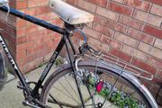 Classic vintage old peugeot road racing bike