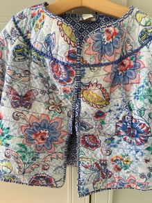 Monsoon patterned cape style jacket 2-3 years
