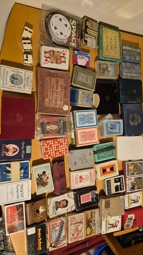 Classic retro vinatge massive collection poker playing cards