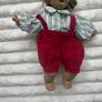 1990s Vintage Expressive Face Boy Doll By Padgett Brothers approx. 25 cm. shocked face Used Please look at the pictures Image 3