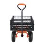 Garden Dump Cart Heavy-duty Metal Yard Carts and Wagons 400 lbs Loading Image 7