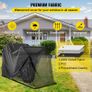 Motorcycle Garage 270 X 105 X 155 Cm Motorcycle Cover Image 2