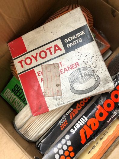 Air Filters Garage clear out