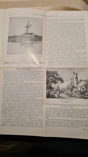 Walker's Quarterly. Rare 1930.windmills In Sussex By G. M. Fowell. Illustrated & Data Coloured By A. Ford Hughes. First Edition Paperback In Good Condition Complete With Walker's. Monthly Pull Out. See Photos.