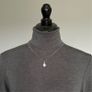 Sterling Silver Pear Shaped Pendant Image 4