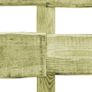 4 pcs 2-Rail Garden Fences Impregnated Pinewood 510x90 cm Image 3