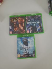 Xboxone Games - The Walkingvl dead A New Frontire, Crackdown 3, Starwars Battlefront