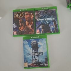 Xboxone Games - The Walkingvl dead A New Frontire, Crackdown 3, Starwars Battlefront