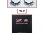 Magnetic Eyelashes with Magnetic Eyeliner and Tweezer - 3 Pair Set - Long Lashes - Size 6D-90