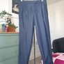 Cos Navy Trousers Size Uk 6 Image 5