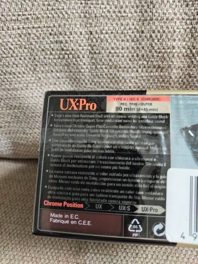 Sony UX-Pro 90 Type 2 sealed pack of 5 five blank cassette tapes