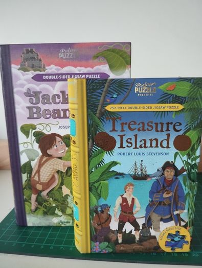 sealed Jack and the Beanstalk & Treasure Island Puzzle Book Set