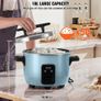 Commercial Rice Cooker, 50-Cup Rice Cooker, 10 Liter Large Rice Cooker and Warmer with Nonstick Inner Pot, Fast Cooking and 24-Hour Keep Warm Image 4