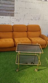 mid century drinks trolly