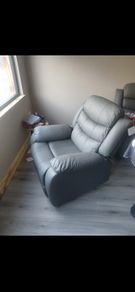 Leather armchair Recliner