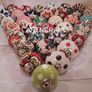 20 Mix Vintage Look Flower Assorted Ceramic Knobs Door Handle Cabinet Drawer Cupboard Pull (FREE POSTAGE) Image 2