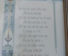 Vintage House Blessing Picture