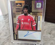 Jeremie Frimpong Liverpool Topps Deco Auto /50