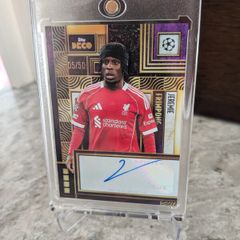 Jeremie Frimpong Liverpool Topps Deco Auto /50