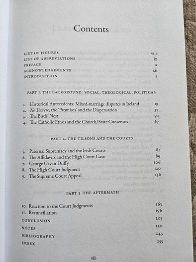 The Tilson Case. Church A D State In The 1950s Ireland.  By David Jameson. First Edition Hardback With Dustjacket In Good Condition.  See Photos For Same.