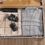 Brand New Unisex Waffle Pique Bathrobe Lightweight Image 4