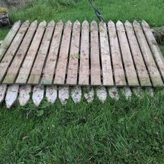 Wood panel fencing x 2