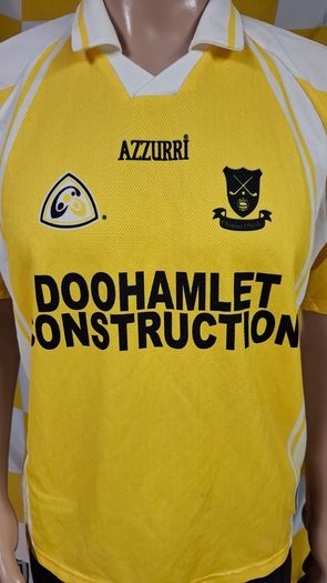 Clontibret GAA Azzurri Gaelic Football/Hurling Jersey Shirt (Adult Small) FREE POST