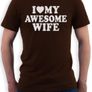 I Love My Awesome Wife T-shirt Tee Top Shirt Image 3