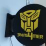 Transformers Symbol LED Light Box  Gaming Room  Bedroom Night Light Image 3