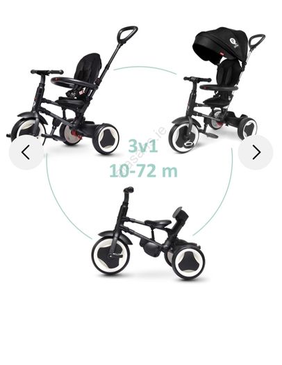 Bicycle - Trikes QPlay Rito Star Folding Trike Black