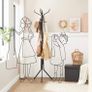 Metal Coat Rack, Clothes Stand, Hat Handbag Hanger, 182 cm Tall Hall Tree (FREE POSTAGE) Image 5