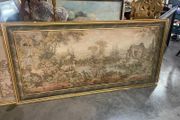 Old framed tapestry