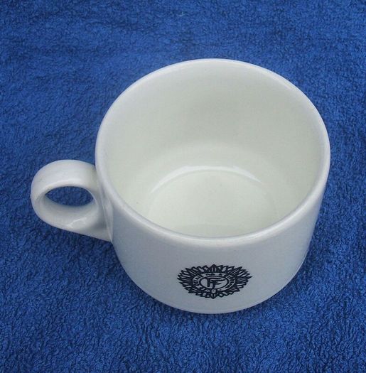 Irish Army (Oglaigh na hEireann) - an ex-army cup made by Carrigaline Pottery of County Cork