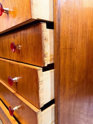 Very Cool Mid-Century Teak Chest of Drawers