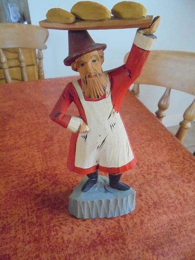 Hand Carved Figures x 2 for Sale