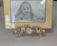 Beautiful and unusual Baby's gender neutral picture frame