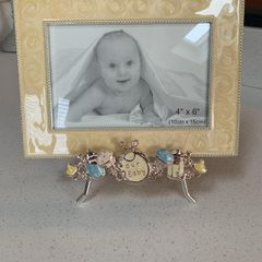 Beautiful and unusual Baby's gender neutral picture frame