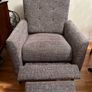 Recliner material chair Image 3