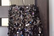 Sequined black dress