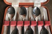 Vintage Set Of 6 Firth Stainless Steel Teaspoons