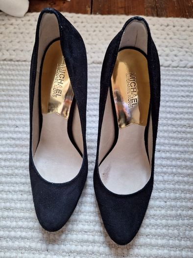 Michael Kors Black Suede Heels