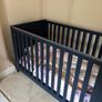 Mamas & Papas Melfi Cot Bed (Midnight/Navy) inc. premium mattress Image 2