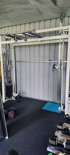 dual adjustable pulley cable machine